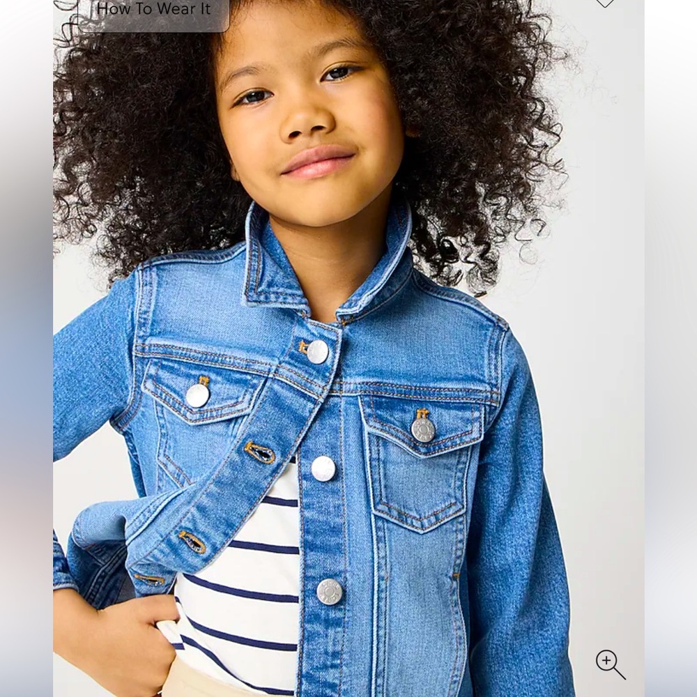 J. Crew Girls denim jacket - size 8